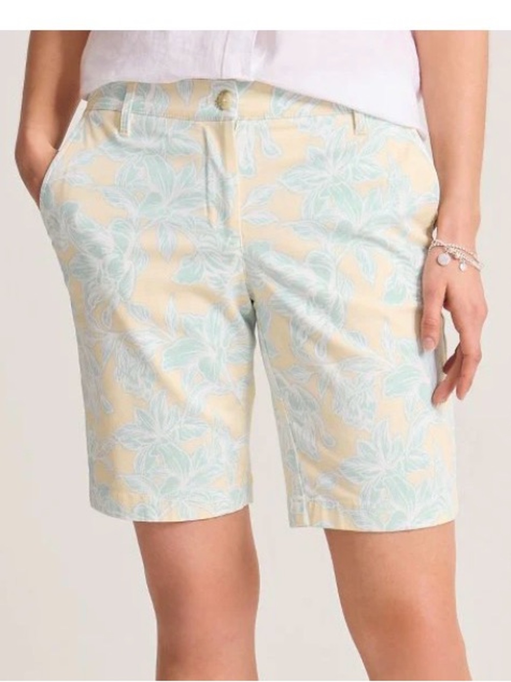 Tommy Bahama Boracay Floral Paradiso Petals Bermuda High Rise Shorts~ Size:6~wom